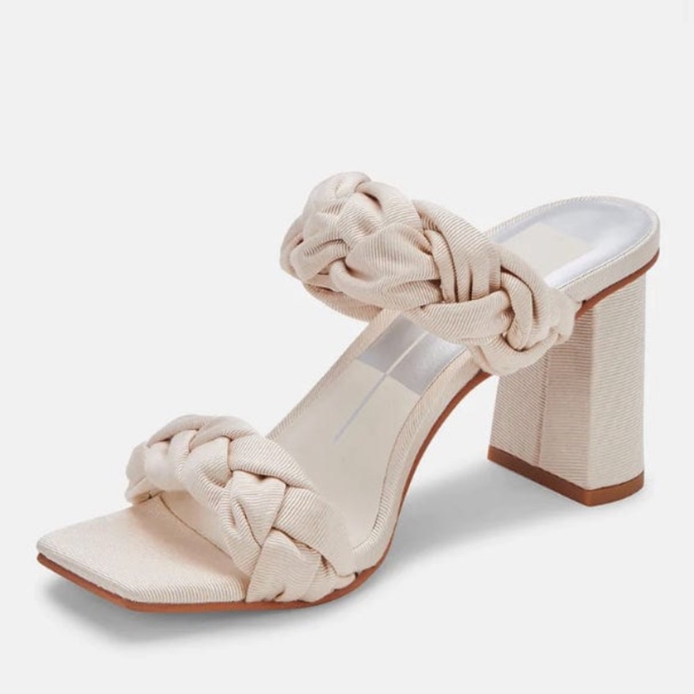 Dolce Vita Phoebe Heels - Beige Silk